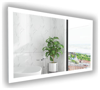 Sabrina Modern LED Bathroom Vanity Mirror, 30"x48"