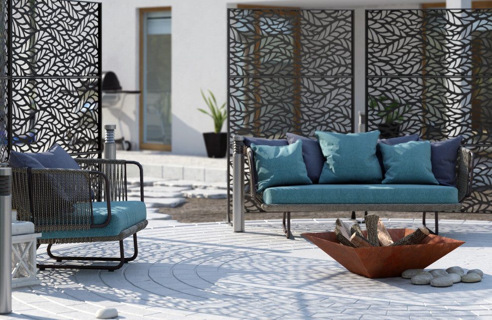 Metallic Series 32" Square Bowl Planter