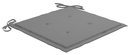 vidaXL Patio Chair Outdoor Chair with Tea Table and Cushions Solid Acacia Wood