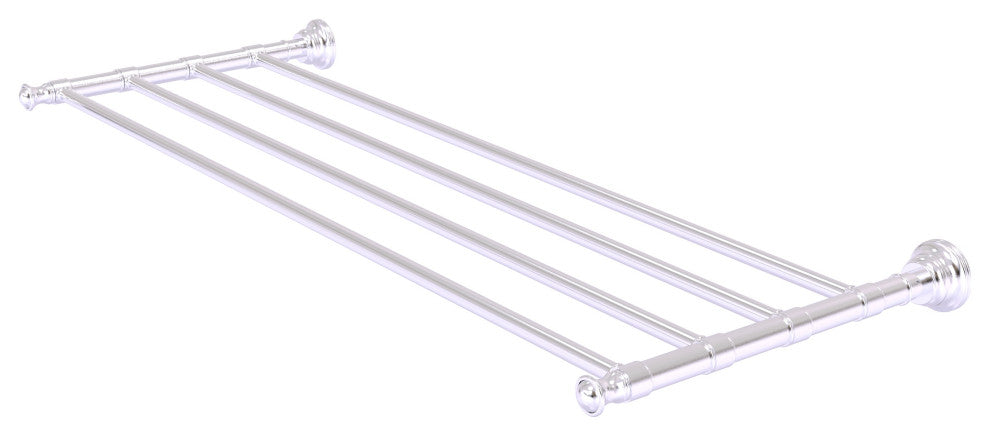 Carolina 30" Towel Shelf, Satin Chrome