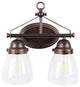 L2WL 2 Light Vanity Wall Lighting
