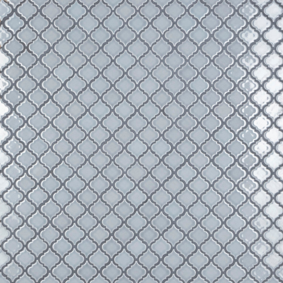 Hudson Tangier Mosaic Floor and Wall Tile, Slate