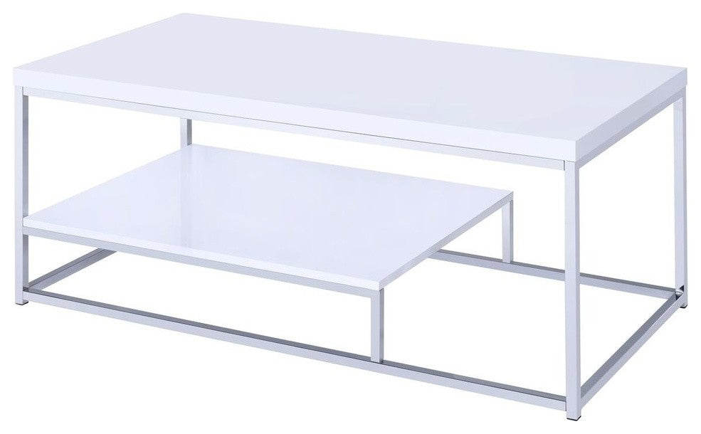 Lucia Cocktail Table, White