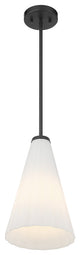 Bristol 1-Light Pendant, Matte Black, Matte Black