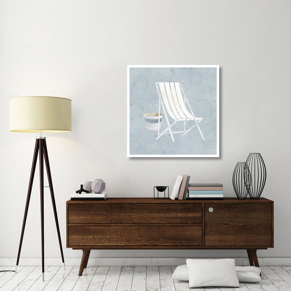 "Serene Seaside II" Digital Paper Print by James Wiens, 38"x38"