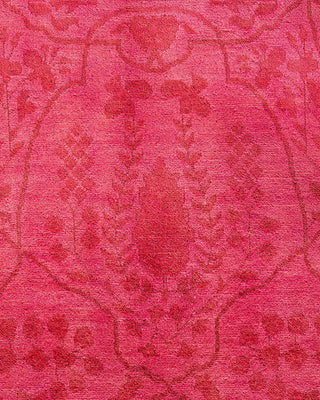 Overdyed, One-of-a-Kind Hand-Knotted Area Rug Pink, 10'1"x13'6"