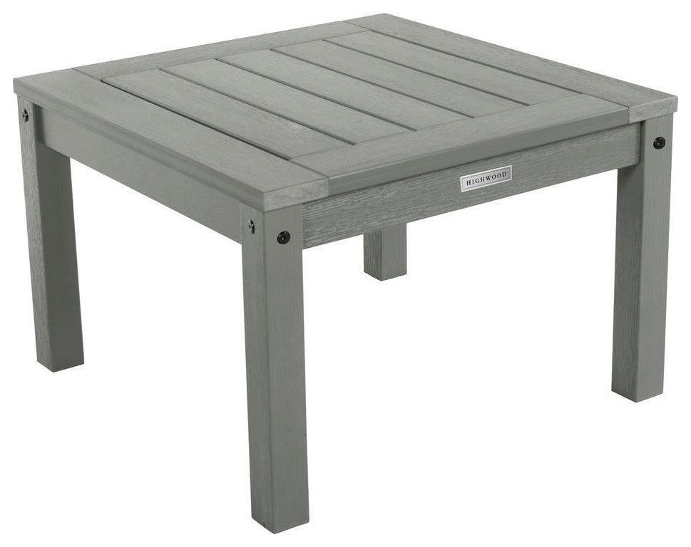 Lehigh Rocking Chair Set With Side Table, Coastal Teak