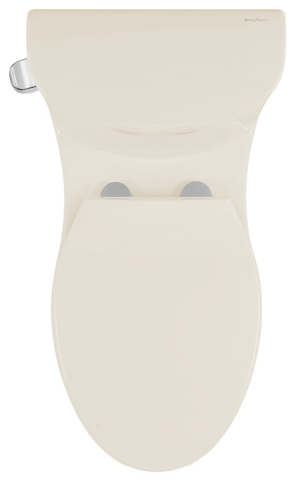 Sublime One Piece Elongated Toilet, Bisque, Single Flush