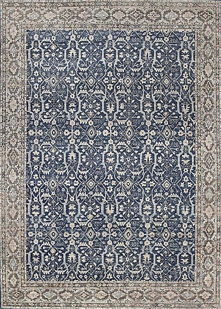 Ahgly Company Indoor Rectangle Mid-Century Modern Area Rugs, 7' x 9'