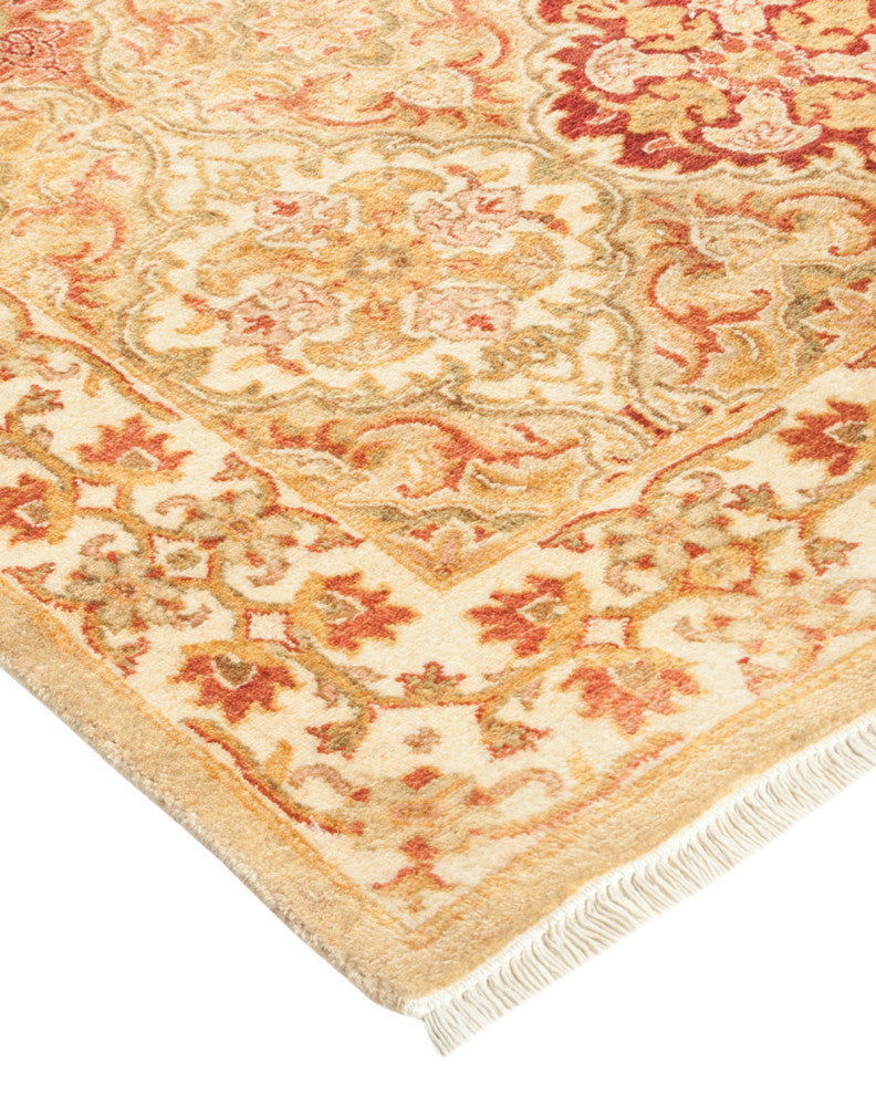 Mogul, One-of-a-Kind Hand-Knotted Runner Ivory, 2'7"x15'1"