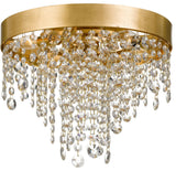 Windham 4-Light Ceiling Mount, Antique Gold