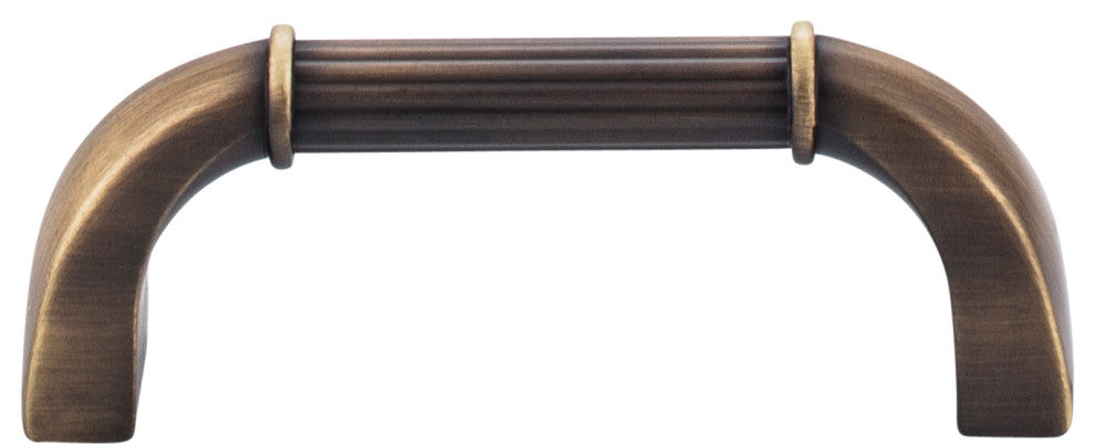 Jeffrey Alexander Z281-ABSB Cordova Cabinet Pull, Antique Brushed Satin Brass