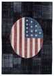 Rug N Carpet - Hand-knotted Turkish 5' 7'' x 8' 1'' Flag Patchwork Rug
