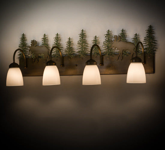 35W Wandering Moose 4 LT Vanity Light