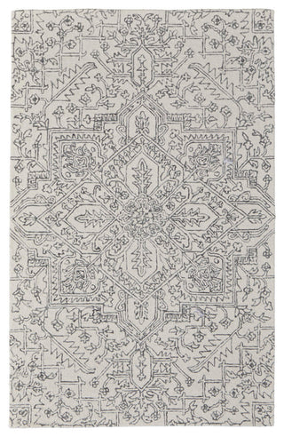Natal R8778 Transitional/Vintage/Classic Rug, Ivory/Charcoal, 12'x15'