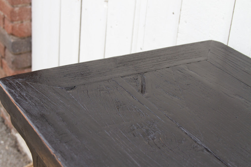 Antique Painted Black Money Dresser