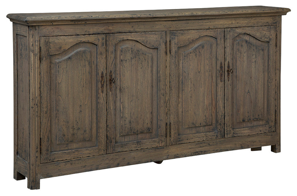 Hughes 64" Wide Sideboard, Distressed Gray Brown