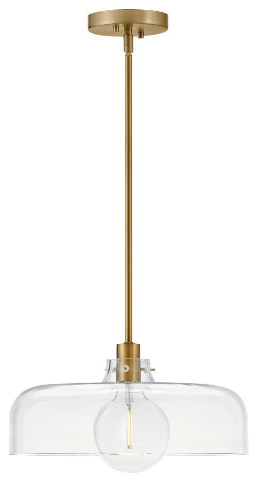 Lark Maisie Medium Pendant, Lacquered Brass