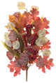 Mixed Fall Foliage Leaf Stem, Set of 2