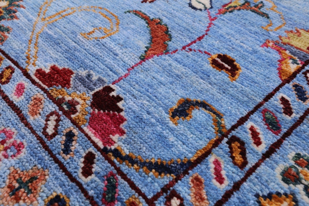 Runner Handmade Persian Tabriz Wool Rug 2' 8" X 12' 4" Q11245