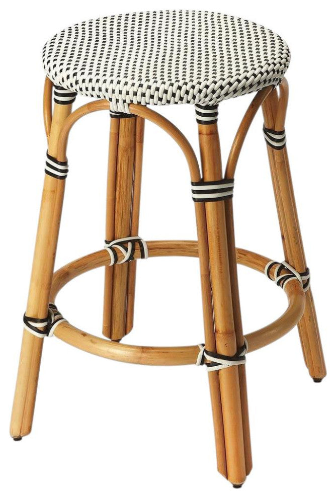 Coastal Rattan Counter Stool by Tobias