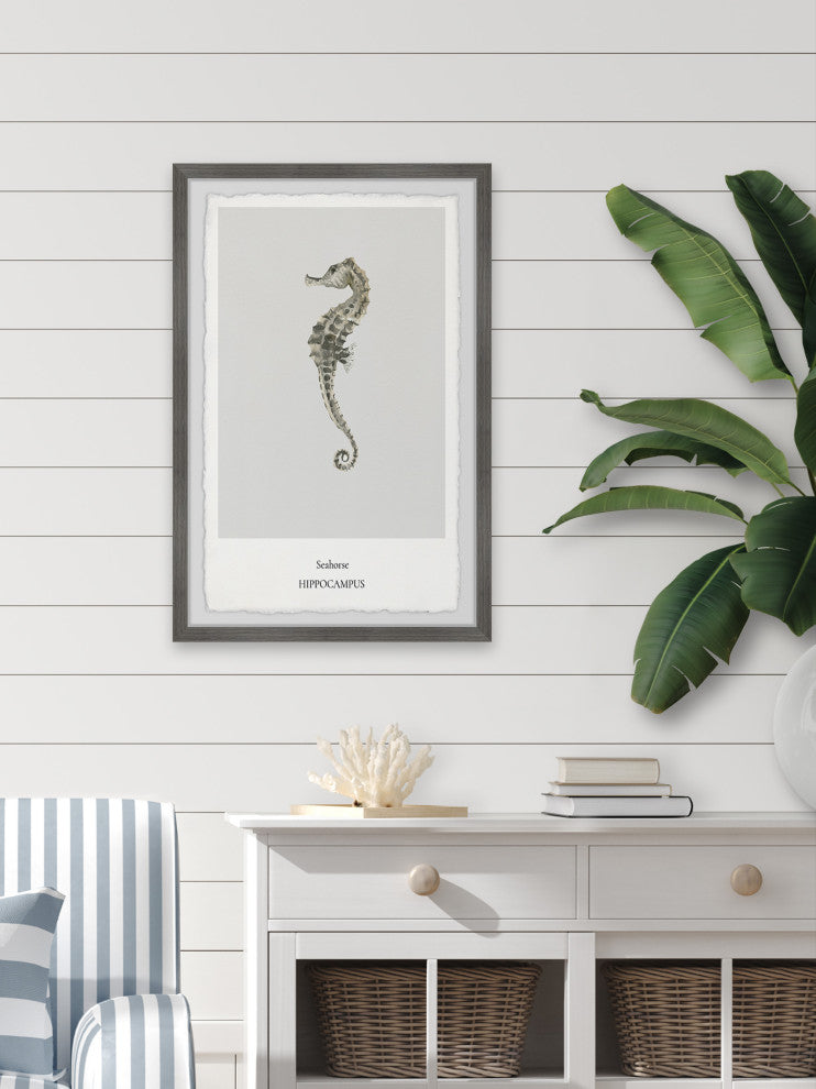"The Hippocampus" Framed Painting Print, 24x36
