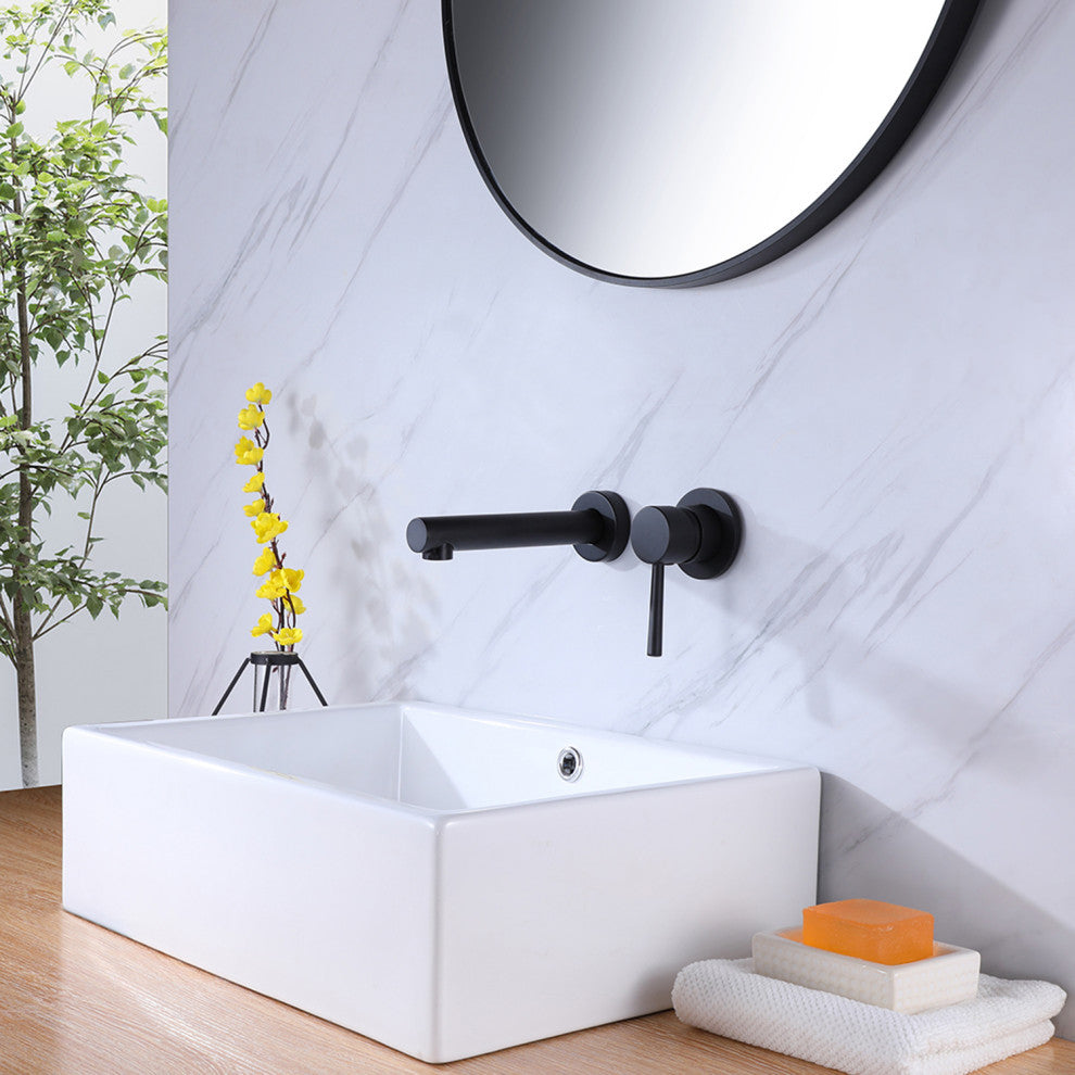 Single Handle Wall Mounted Bathroom Faucet