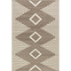 Grove Southwestern Wool Blend Area Rug, Taupe 2' 6" x 8'