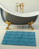 Bath Rug Cotton, 50"x30", Arctic Blue, GSF 210, Pattern Charlotte