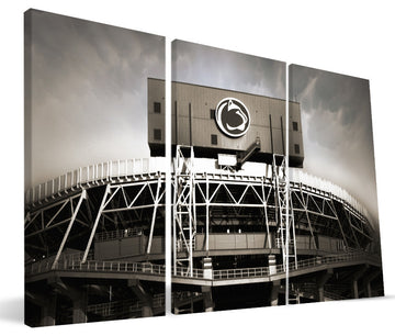 Pennsylvania State University Nittany Lions Beaver Stadium Canvas Print, 24"x48"