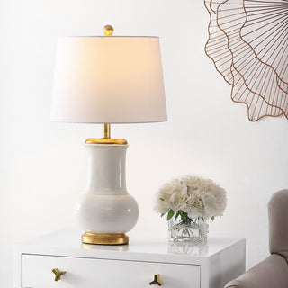 Safavieh Emberson Table Lamp Ivory/Gold