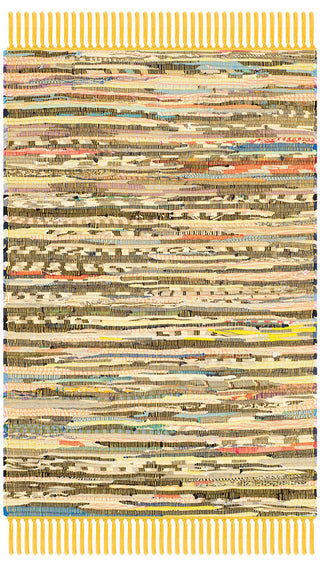 Safavieh Rag Rug Rar121H Rug, Yellow/Multi, 2'3"x12'0" Runner