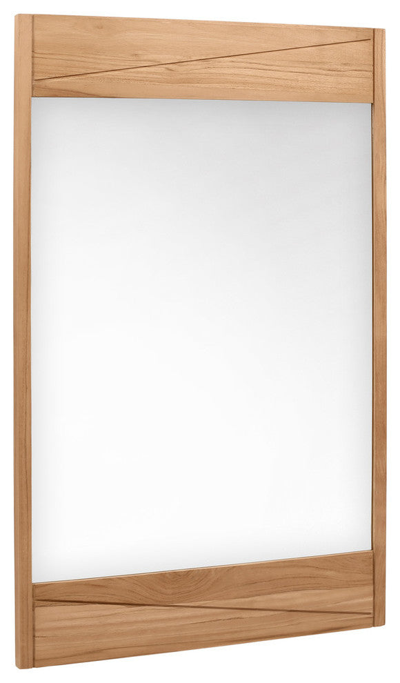 Avanity Teak 24" Mirror, Natural Teak Finish