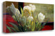 "Tulips With Red" By Jan Mclaughlin, Giclee Print on Gallery Wrap Canvas
