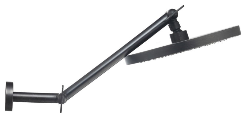 MODONA's 10" Rain Shower Head With 17" ADJUSTABLE Shower Arm, Rubbed Bronze
