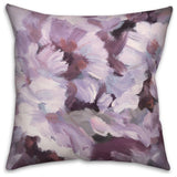 Soft Floral Abstract Lilac 3 20x20 Spun Poly Pillow