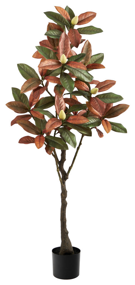 5' Fall Magnolia Artificial Tree