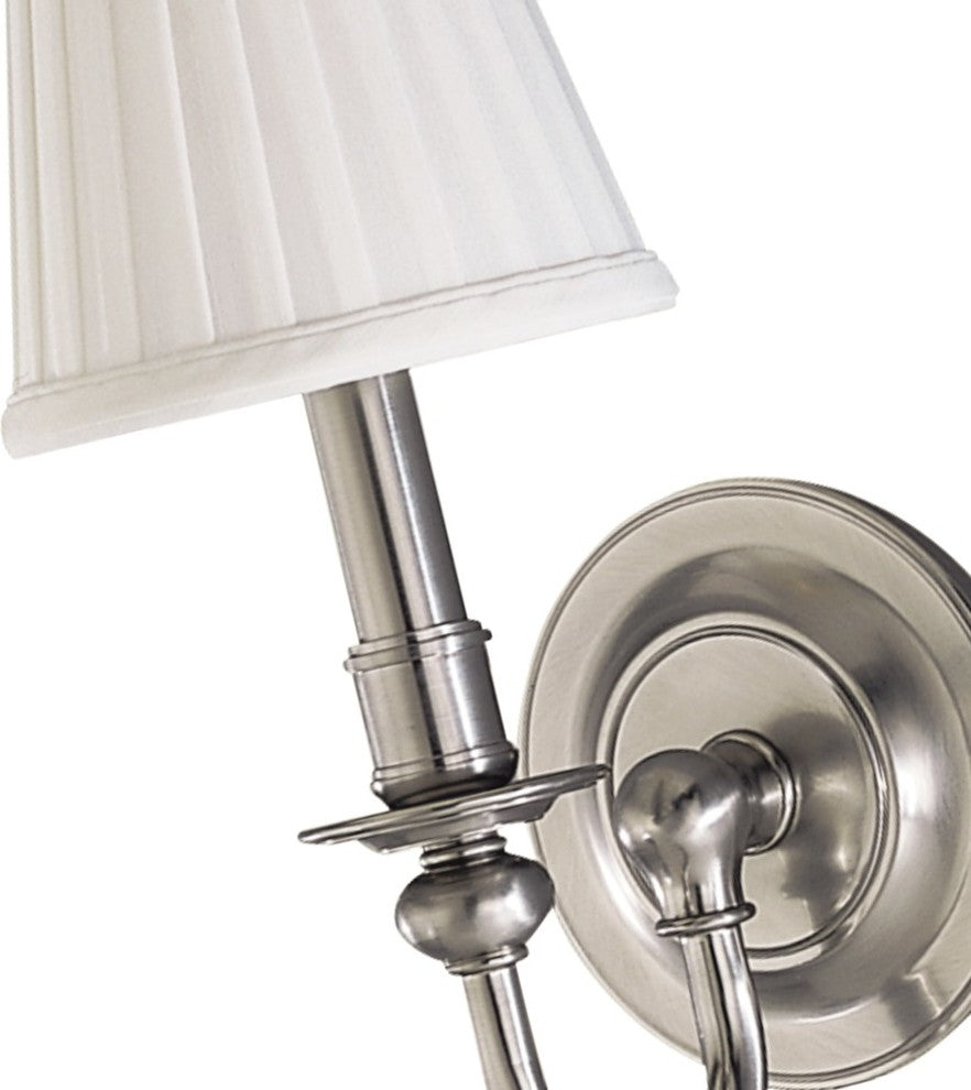 Beekman 1-Light Wall Sconce, Satin Nickel
