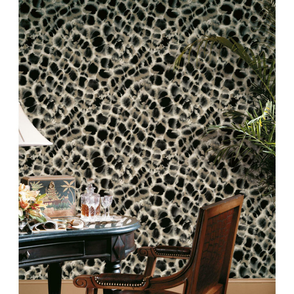 Leopard Rosettes Wallpaper
