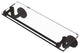 Remi 16" Glass Vanity Shelf with Gallery Rail, Oil Rubbed Bronze
