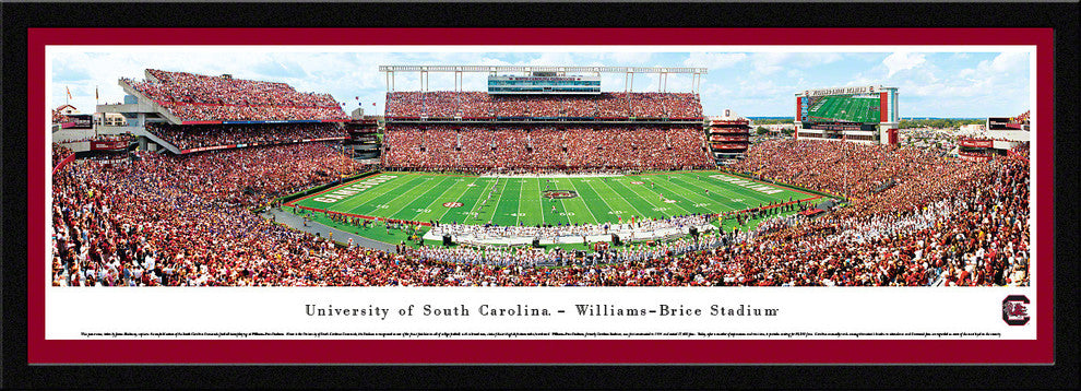 South Carolina Gamecocks Panoramic, Select Frame