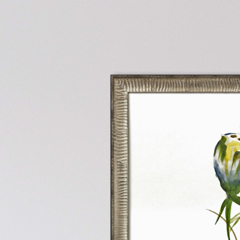 Late Summer Wildflower I Framed Art Silver Picture Frame Print Wall Art