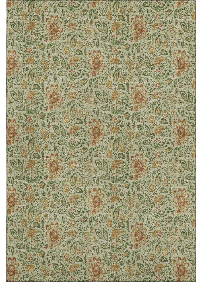 Premium Machine Washable Mayfield AMF660 Aloe 8' x 10' Rug