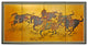 36" Riders in the Storm on Gold Leaf