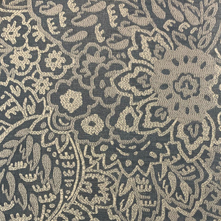 Plutus Blue Gardens Paisley Luxury Throw Pillow, 12"x20"