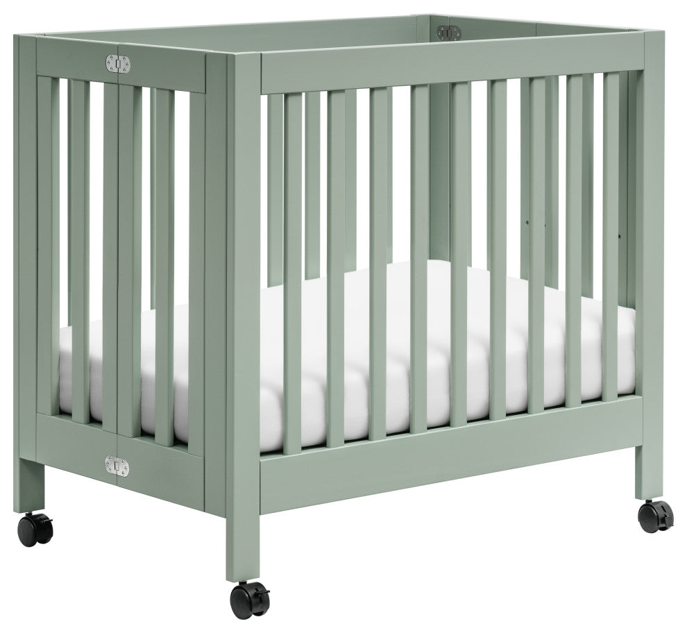 Origami Mini Crib, Light Sage