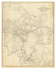 "Civil War - White House To Harrisons Landing, 1862" Paper Art, 26"x32"