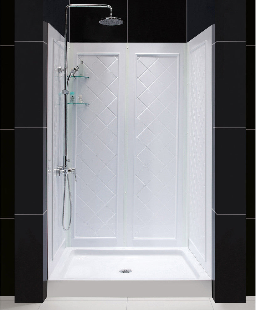 Dreamline Slimline 36"X48" Base And Backwall Kit