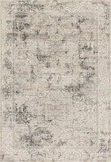 Kingston KT-06 Ivory-Grey Area Rug, 2'7"x3'9"