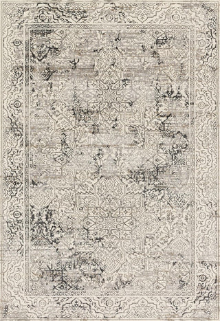 Kingston KT-06 Ivory-Grey Area Rug, 2'7"x3'9"